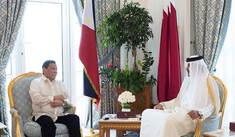 Qatar Amir sends condolences to President of the Philippines
